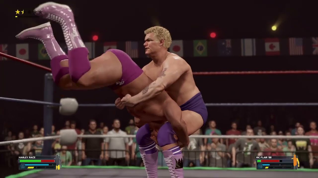 Ric Flair vs. Harley Race NWA World Heavyweight Championship