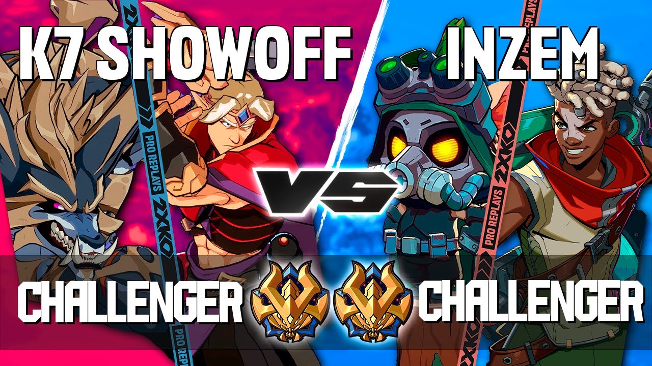 2XKO ▰ K7 SHOWOFF (Yasuo-Warwick) vs INZEM (Teemo-Ekko) ▰ 2XKO Pro level replays