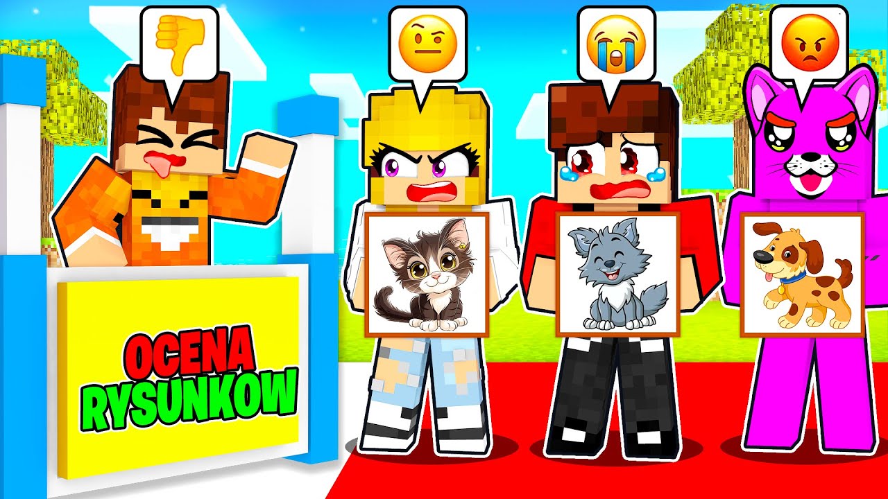 Kto Narysuje To Lepiej? w MINECRAFT!