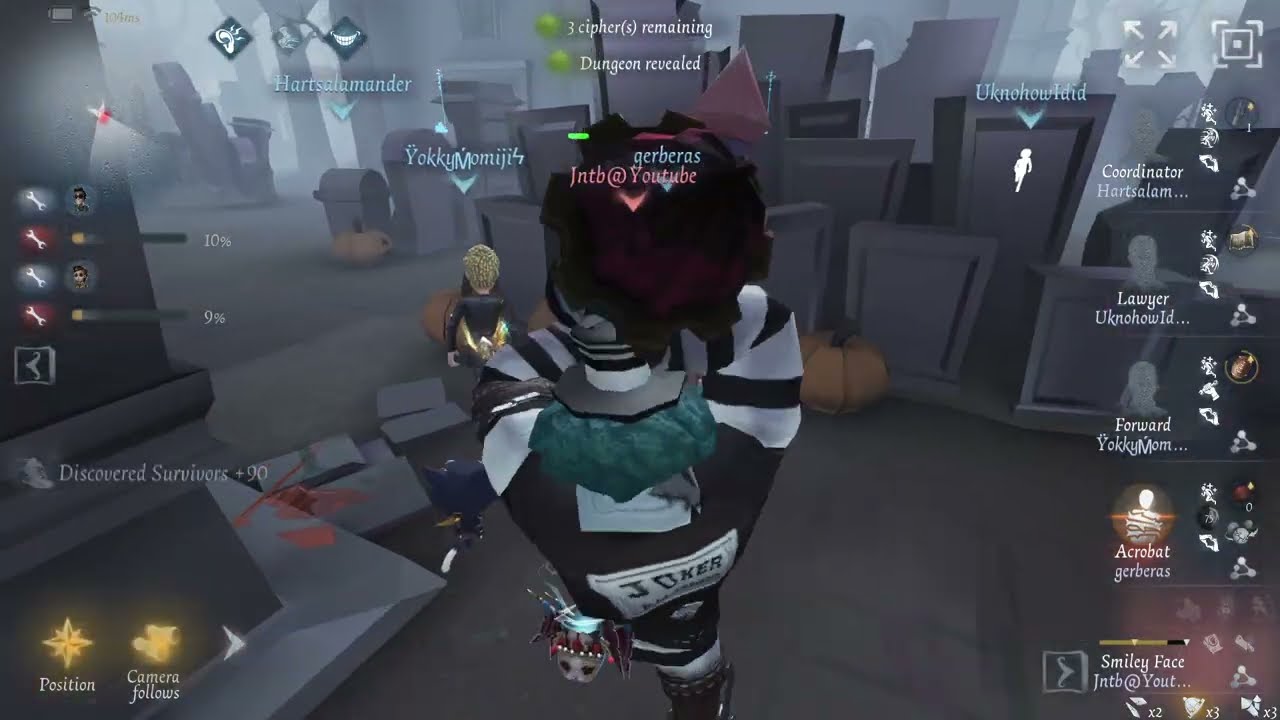 Identity V | S40 | Rank match | Smiley Face | The Red Church