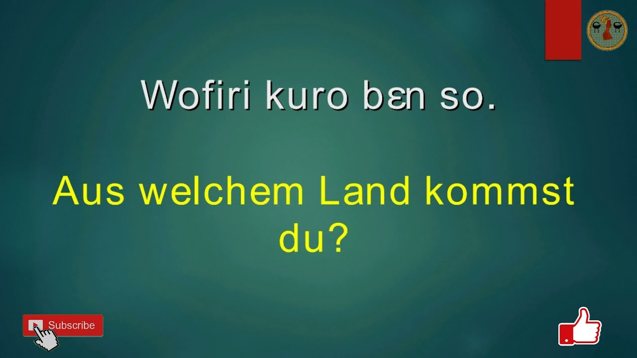 30 Sätze auf Twi mit Spaß lernen | Twi lernen für Anfänger 🇬🇭