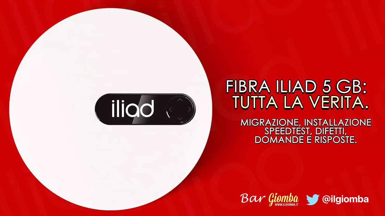 #Fibra #Iliad 5 GB: TUTTA LA VERITA. Migrazione, Installazione, Speedtest, Domande e Risposte.