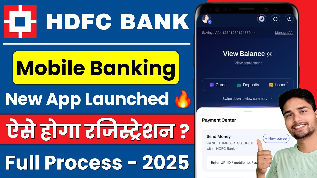 HDFC New Mobile Banking App🔥| How To Activate HDFC Mobile Banking