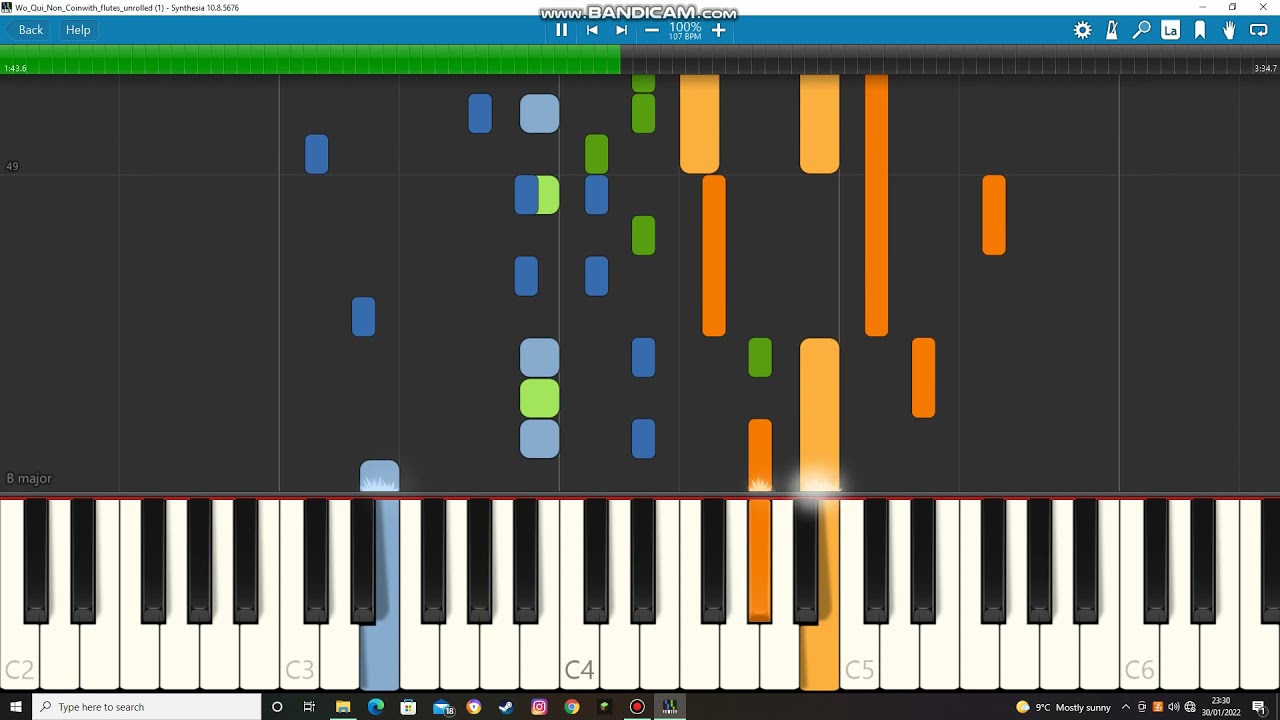 Wo Qui Non Coin Synthesia