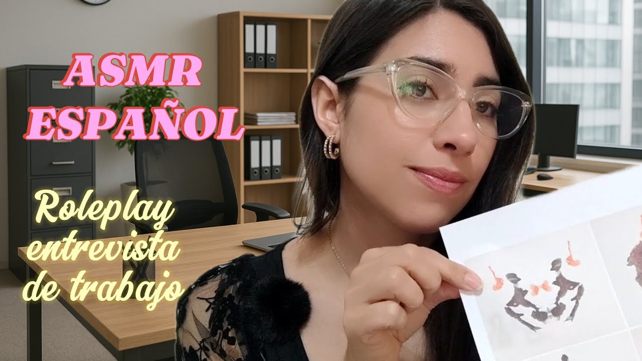 ASMR ESPAÑOL - Roleplay entrevista con el área de recursos humanos 🧠📝