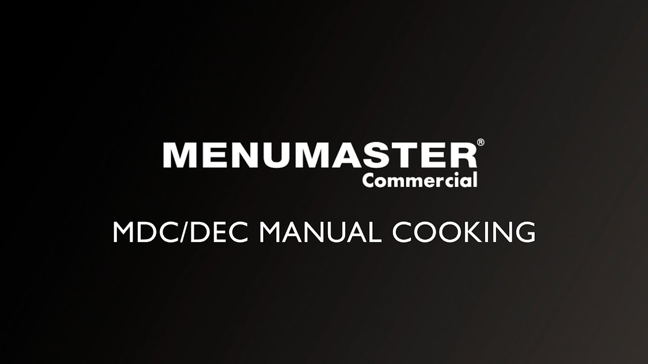 02 - How to Manually Cook (MDC/DEC)