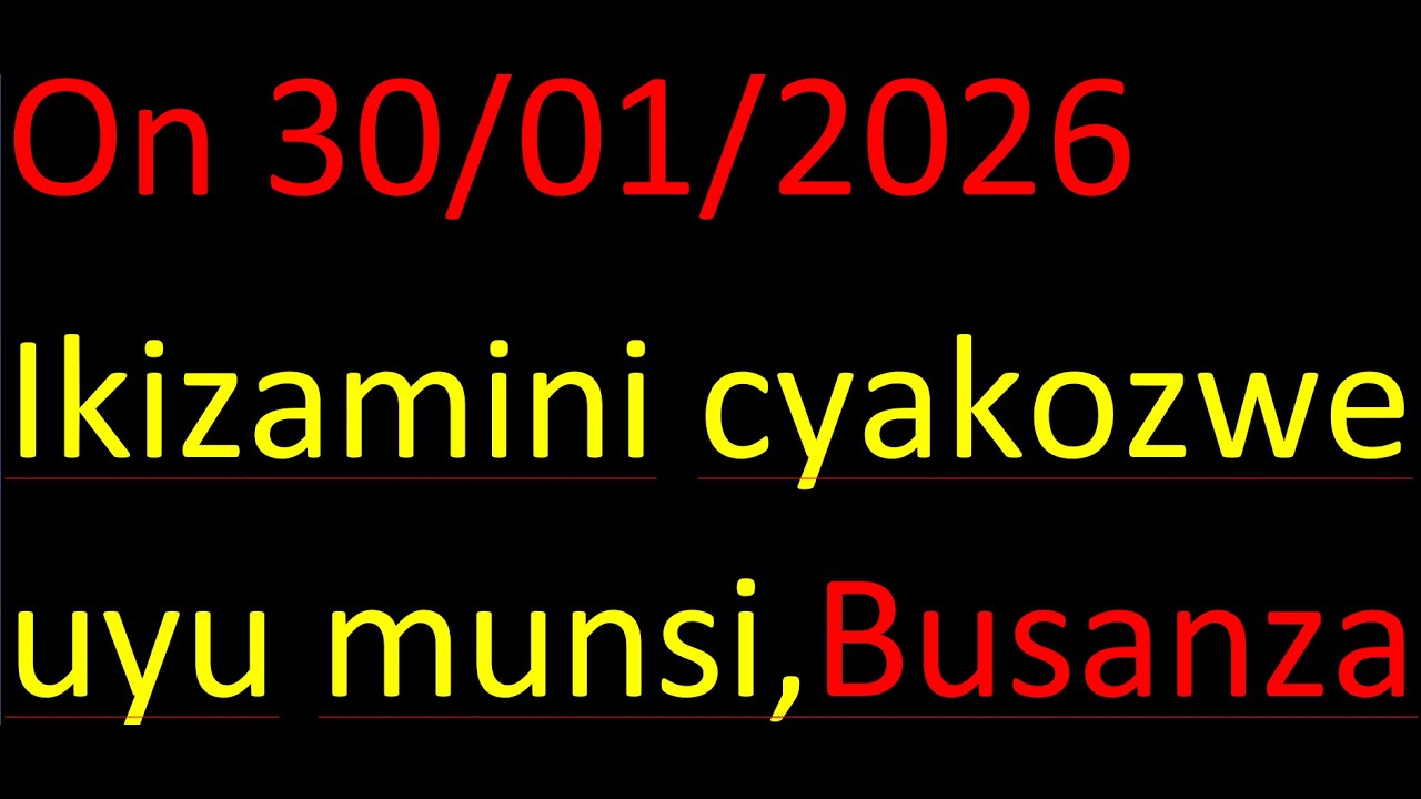 30 01🚨AMATEGEKO Y’UMUHANDA🚨IBIBAZO N’IBISUBIZO🚨🚔🚨BY’IKIZAMI CYA PROVISOIR  CYAKOZWE UY MUNSI 2026