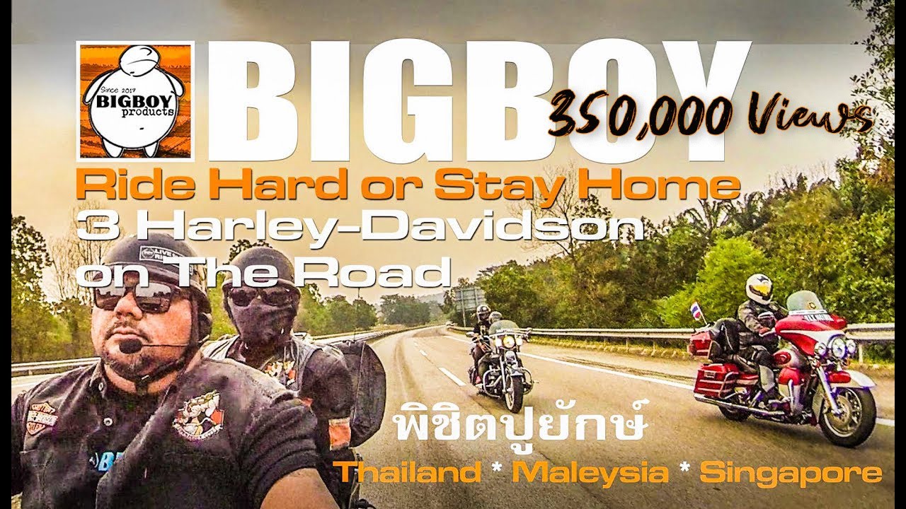 3 Harley Davidson ไปพิชิตปูยักษ์ที่สิงค์โปร์ Ride Hard or Stay Home by BigBoy