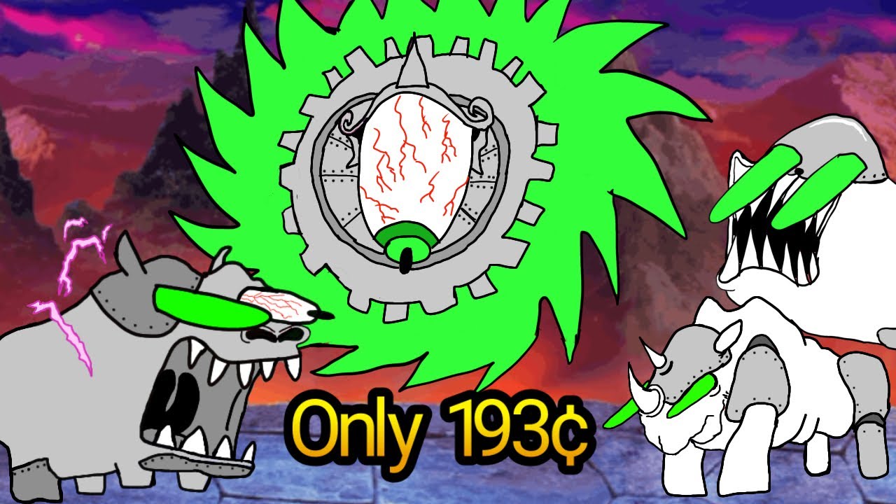 Attack on Titanium Beaten With Only 193¢ (Battle cats)