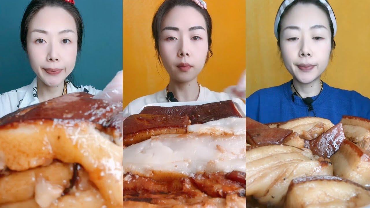 Eating Challenge: Eating pork braised pork belly beef 🍖🍖🍖