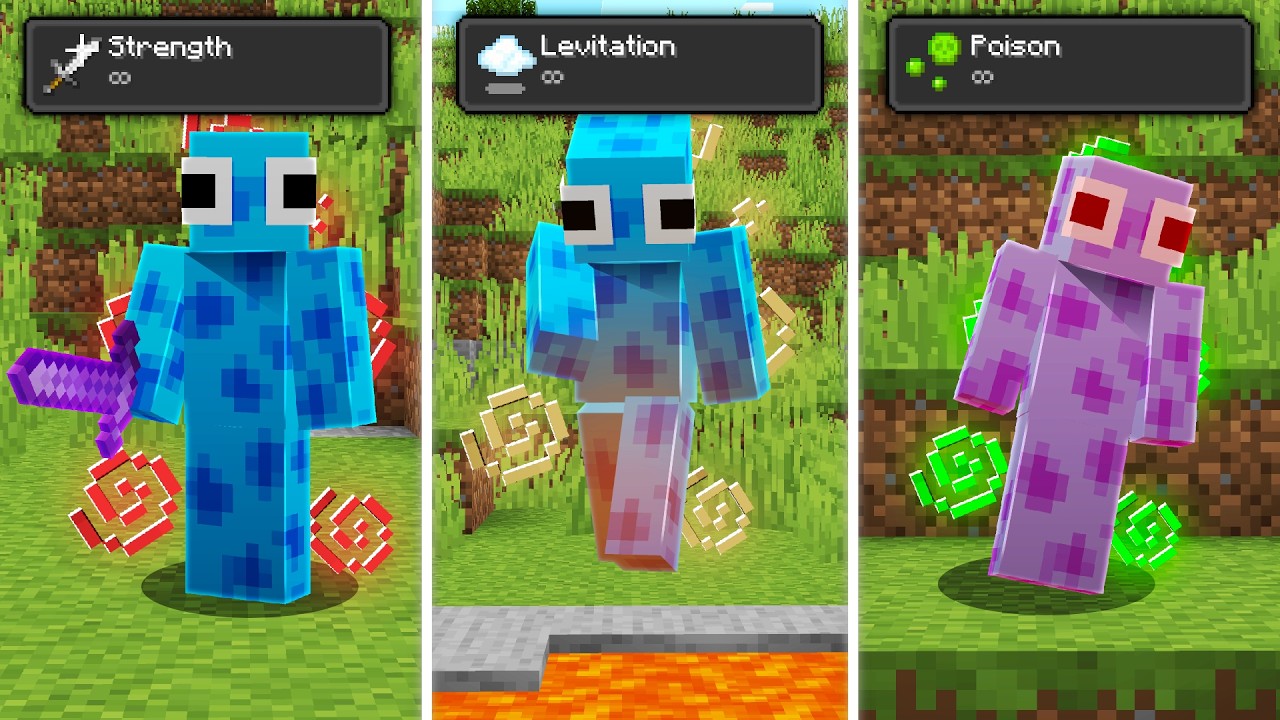 Minecraft But EVERY Chunk Gives RANDOM Potion Effects