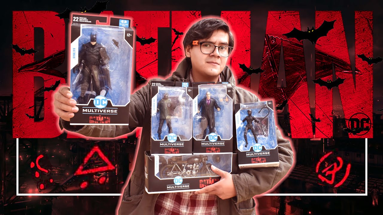 Abriendo Todos los Juguetes de THE BATMAN DC McFarlane 🦇🔥 | El tio pixel
