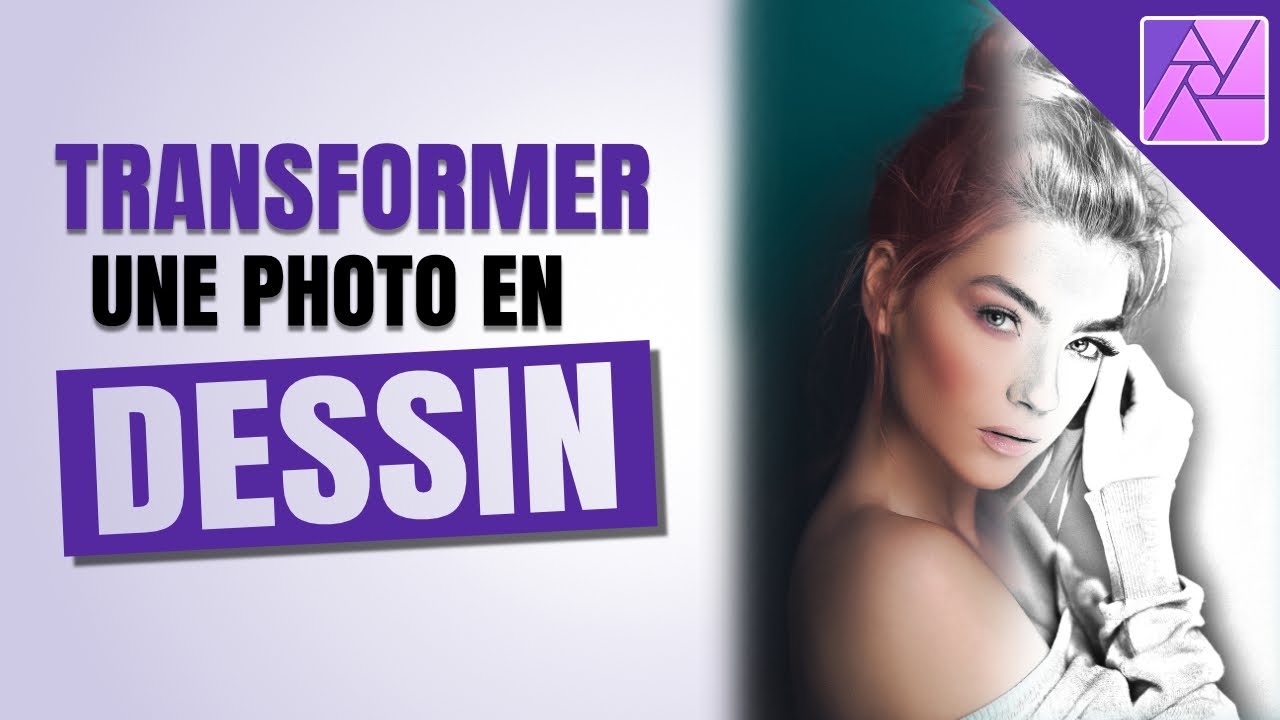 [ Tuto Affinity Photo ] Comment transformer une photo en dessin ?