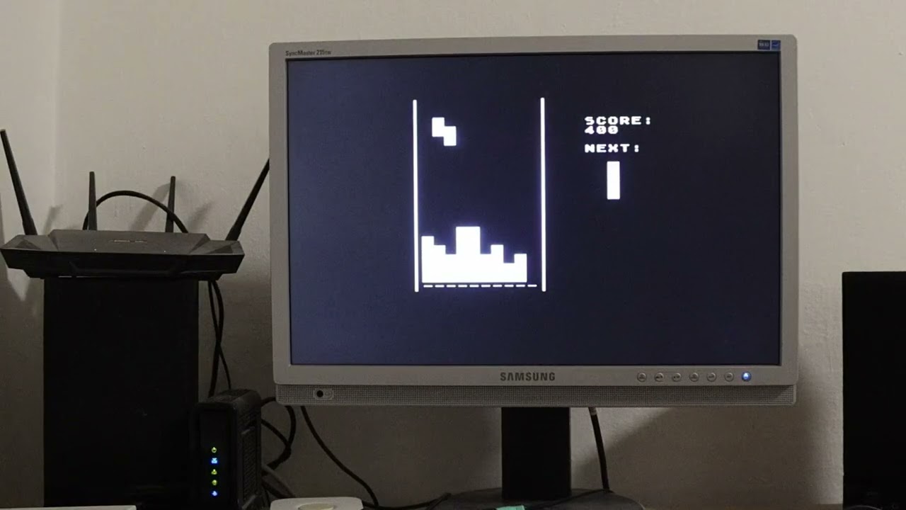 GEMINI-3 AI makes ATARI XE/XL Tetris game