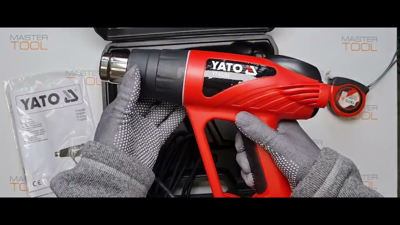 Технический фен YATO 600C ЖК-дисплей арт.YT-82293