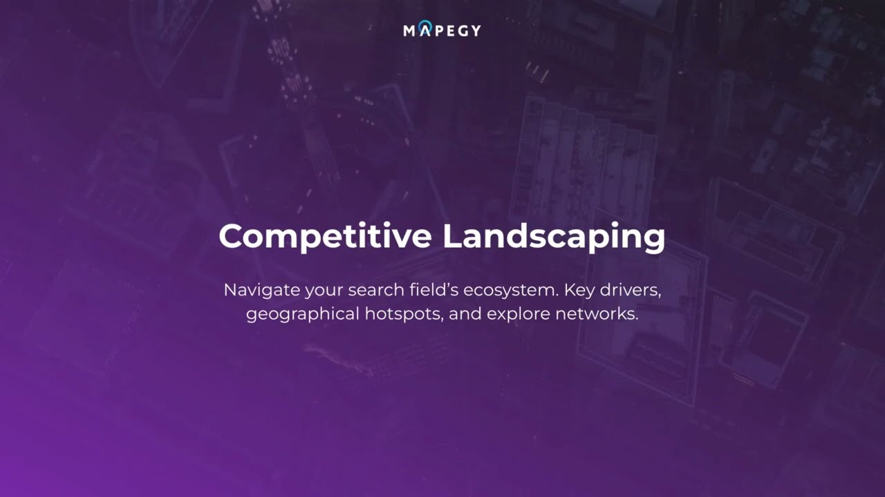 Data-driven Competitive Landscape Analysis to Analyze Your Competitors | MAPEGY