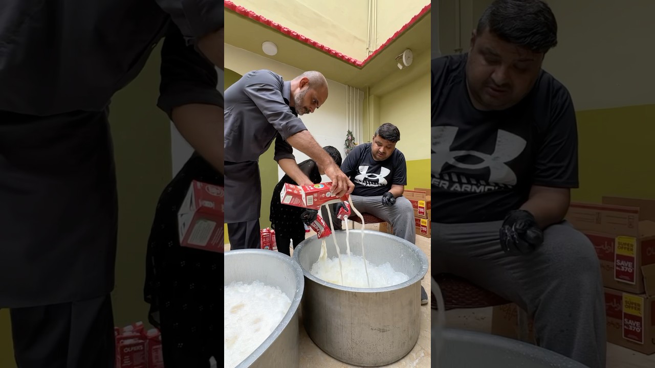 120 Litres Milk Sharbat 🥤