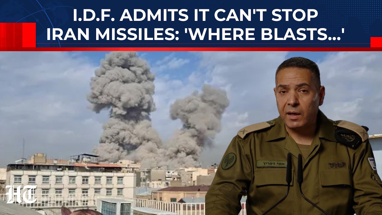 Israel Army Admits It Cannot Stop Iran Missiles, Tells Civilians 'Where Blasts Happen…'| IDF| USA
