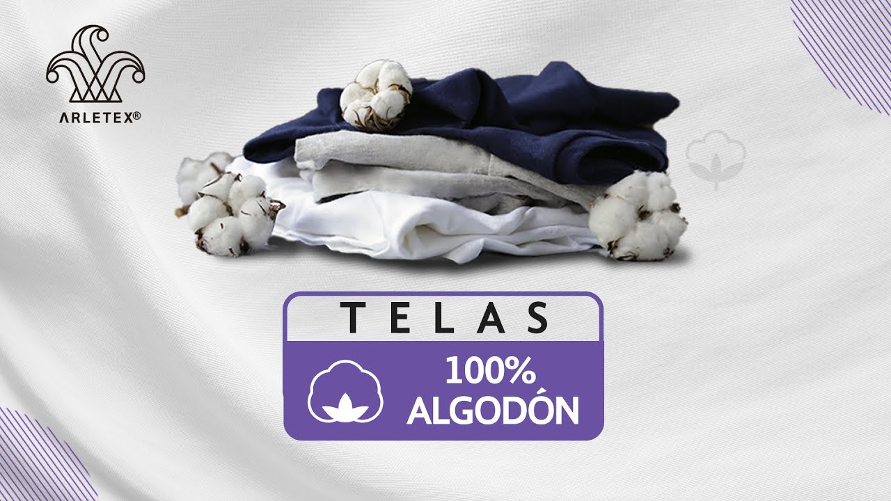 ¿Qué telas son 100% Algodón?