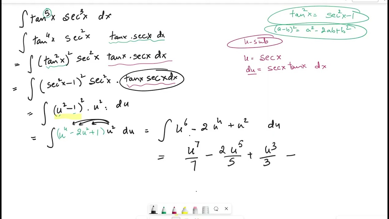 Calculus II - (Trigonometeric Integrals)