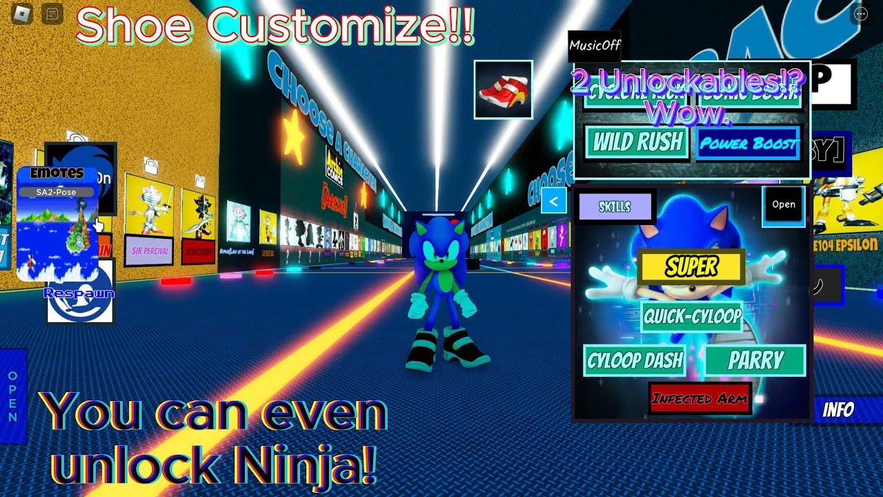 (DOUBLE UNLOCKABLE GUIDE) How to get Soap Shoes and Ninja!