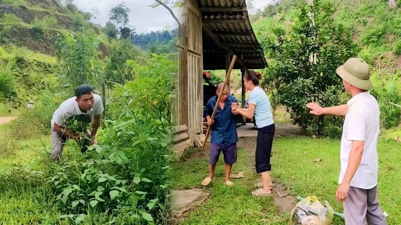 Mr. Huong immediately stepped in to help his benefactor when she was driven out by her husband