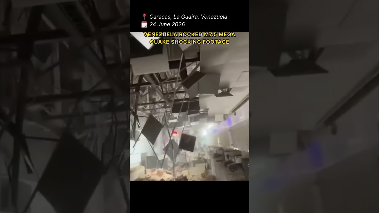 Venezuela Earthquake Disaster: Powerful M7.5 Quake Devastates Caracas & La Guaira | June 24, 2026