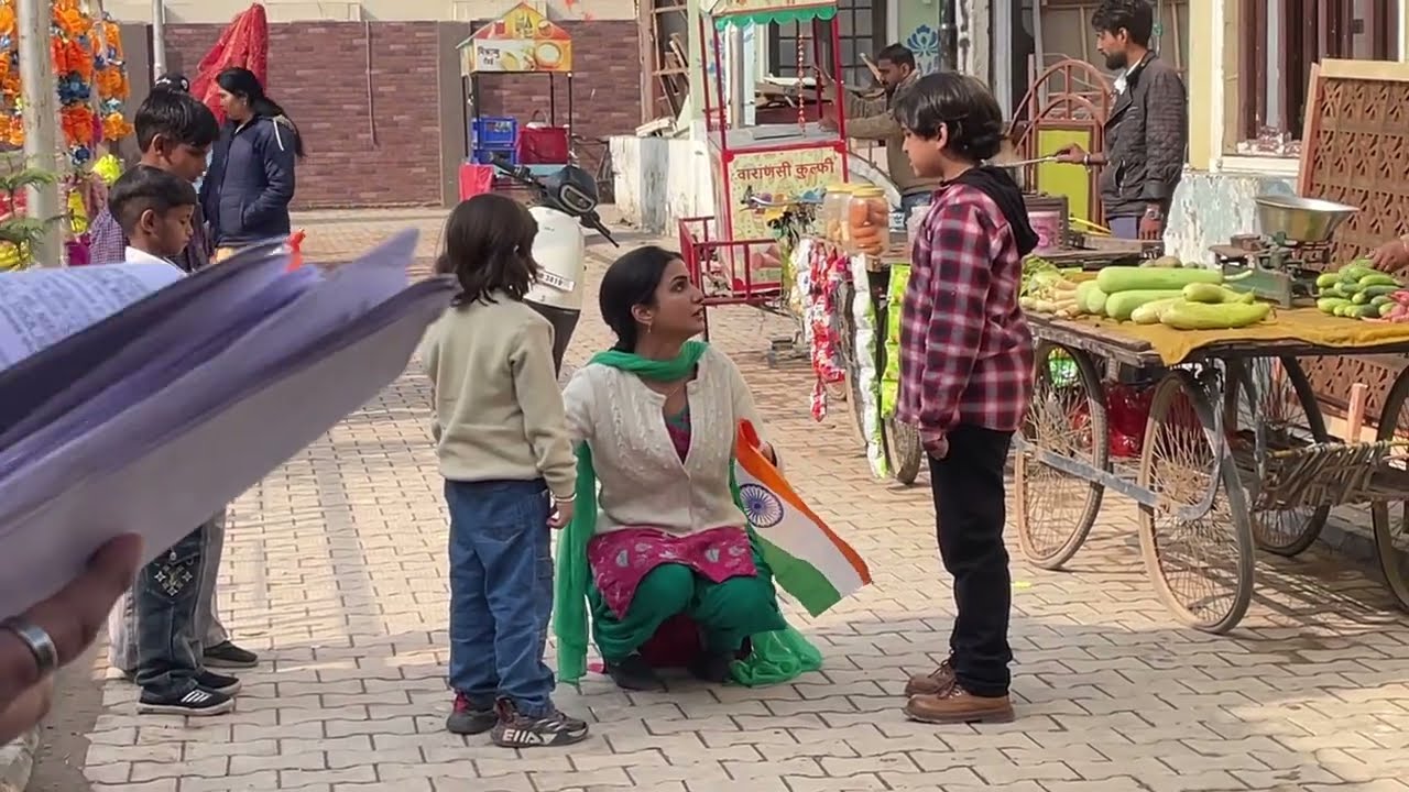 Republic Day ￼shoot of  Ganga Mai Ki Betiyan #zeetv #zeetvshow #zeetvserial #mohankarflimsvlogs 