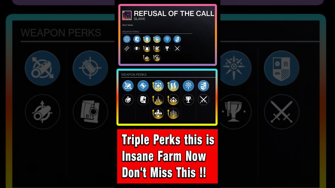 Destiny 2 Heresy Triple Perks this is Insane Farm Now Don't Miss This(THE NETHER/COURT OF BLADE)ACT3