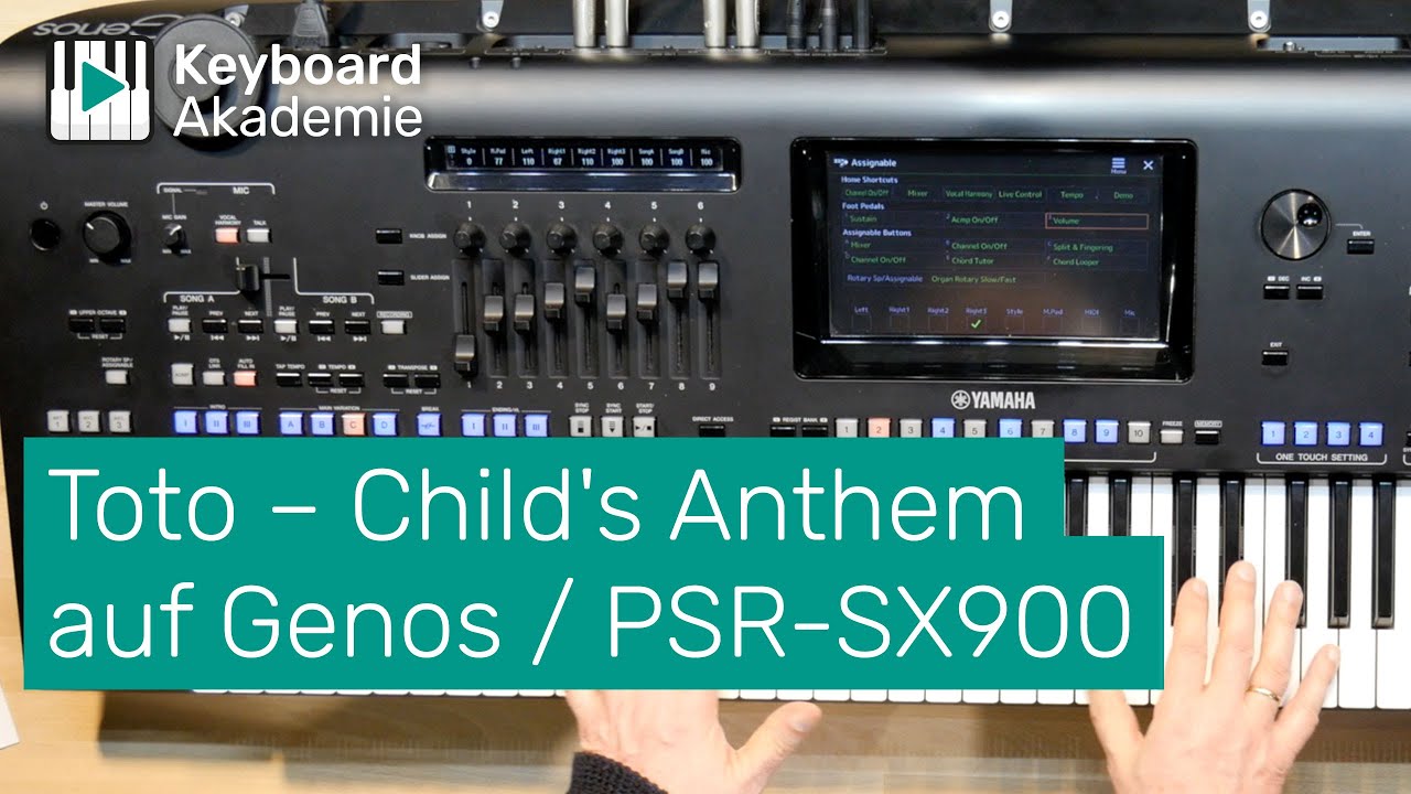 Toto – Child's Anthem auf Yamaha Genos/SX900 (Teil 1) | Power-Tipp