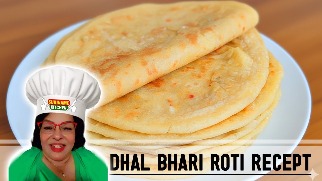 Surinaamse Keuken Special: Dhal Gevulde Roti Met kruidige dhal (gele spliterwten)