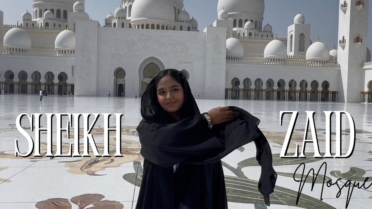 Sheikh zaid mosque 🕌 | ✨ YOU WONT BELIEVE THIS  BEAUTY 🇦🇪| sub to @alishaCologneGirl 