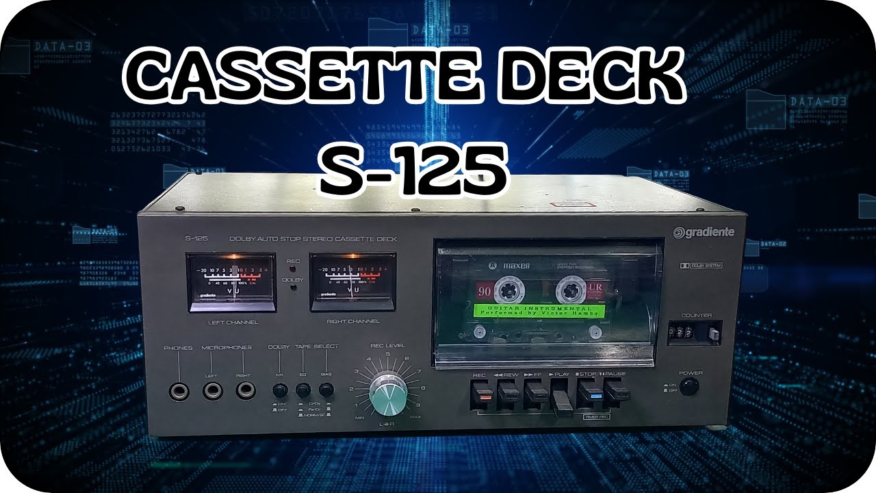 #161 - Revisão tape Deck  Gradiente S-125.
