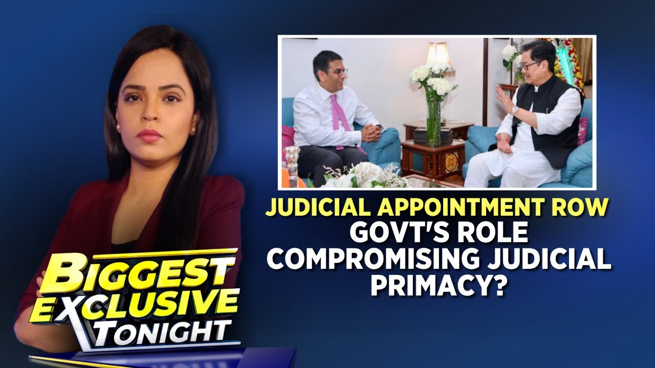 Collegium | Judicial Appointment Row, Government's Role Compromising Judicial Primacy?| English News