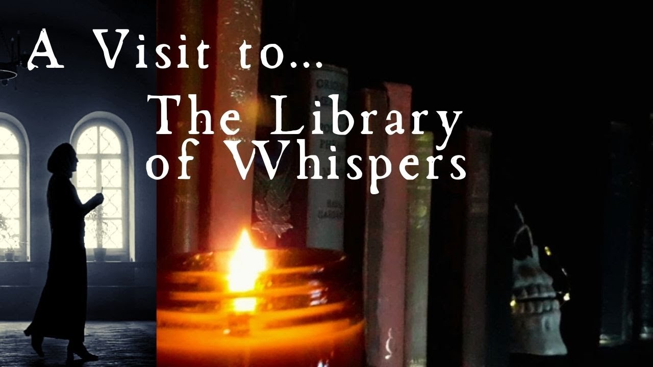 ASMR | It's a Stormy Night at the Ancient Library of Whispers. Take a Candlelit Tour with Me ...