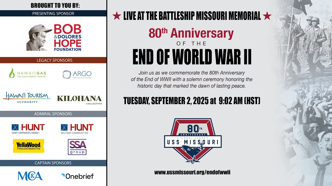 80th Anniversary of the End of WWII