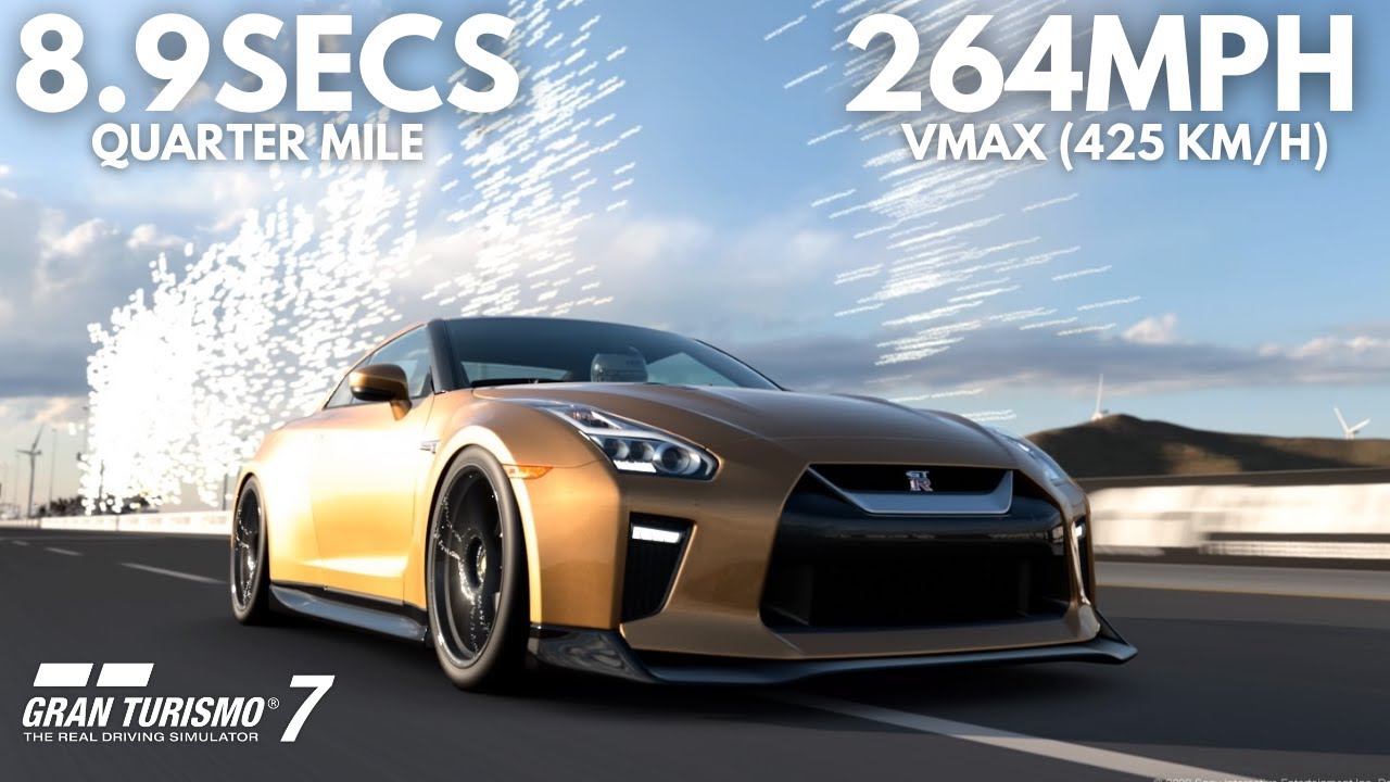 Gran Turismo 7 - Nissan GT-R DRAG & TOP SPEED Setup