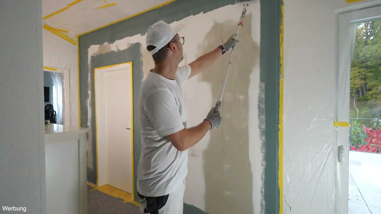 Tapete runter - Farbe an die Wand Timelaps in 11 Schritten