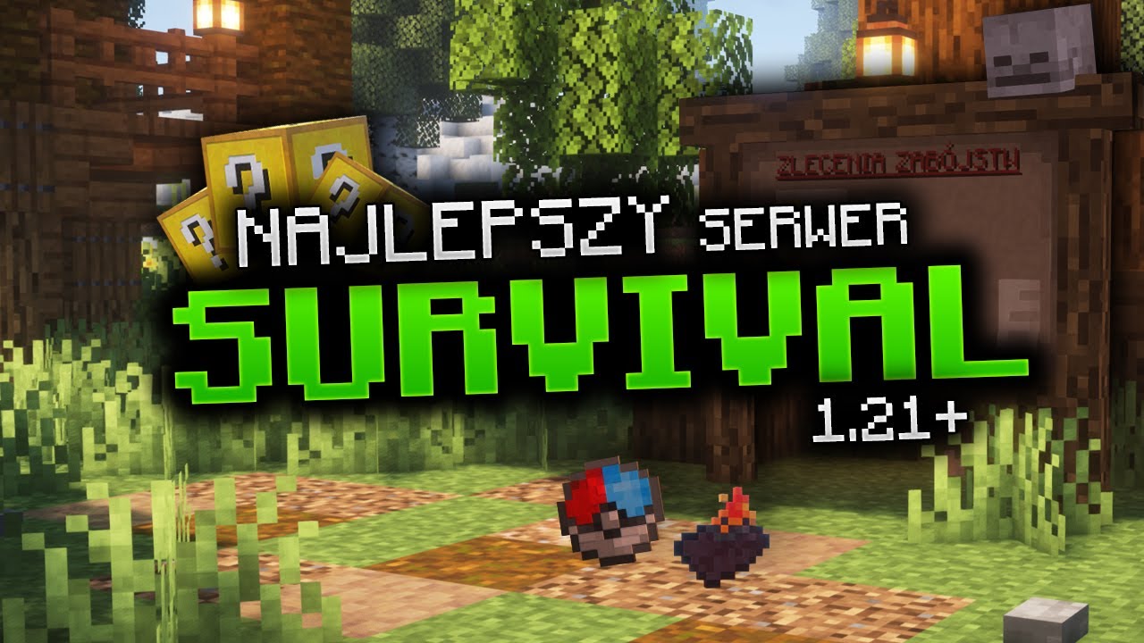 To jest NAJLEPSZY SERWER SURVIVAL 1.21 w Polsce!