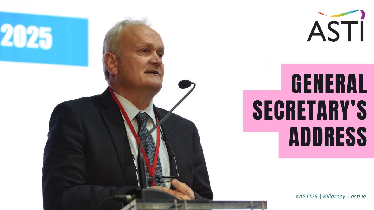 General Secretary Kieran Christie's Address to ASTI Convention 2025