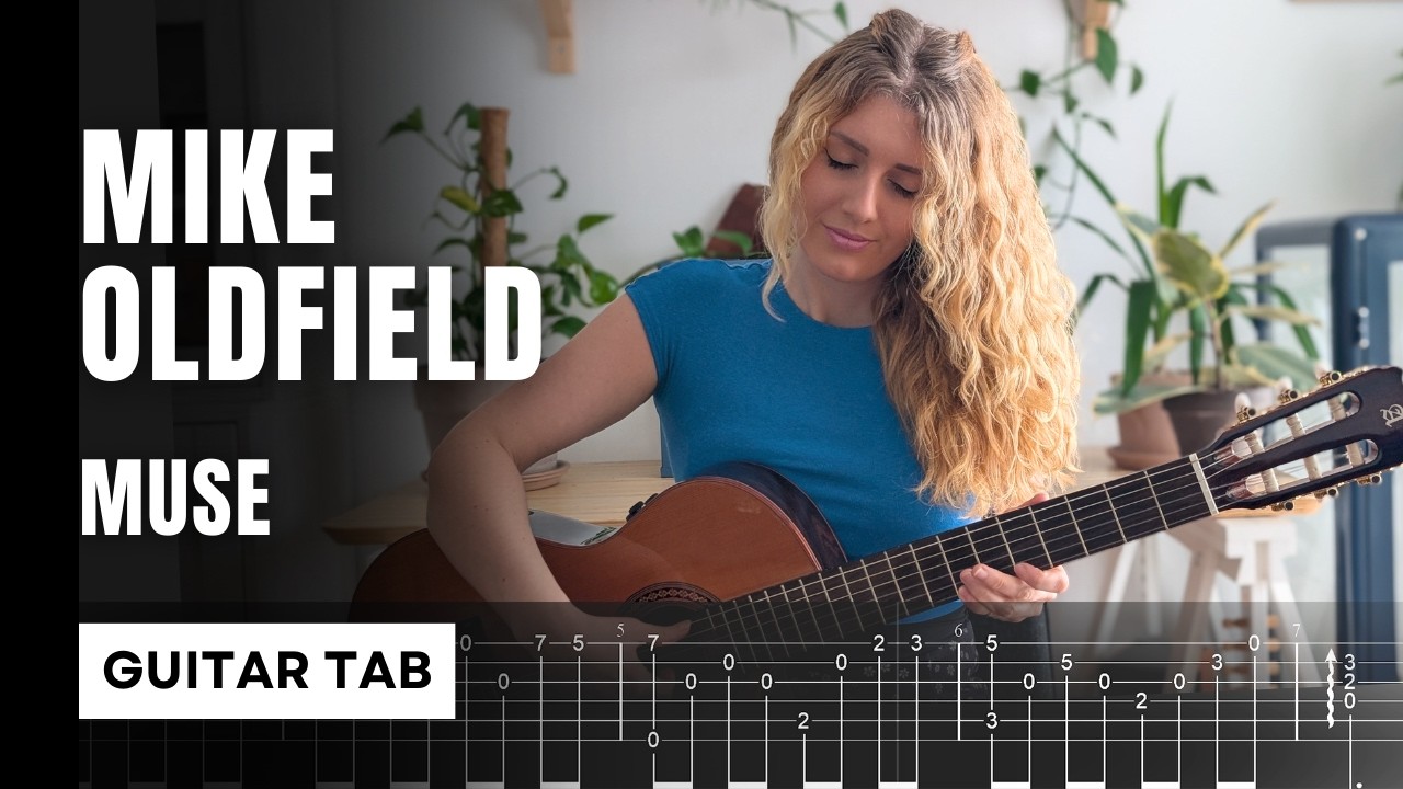Mike Oldfield - Muse | Fingerstyle Guitar Cover + TAB  🎵