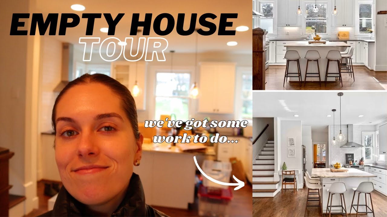 EMPTY HOUSE TOUR // entire home walkthrough before renovations