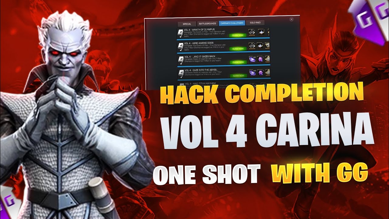Mcoc vol 4 Carina hack marvel contest of champion hack with gg new version 57.0.0|Mcoc hacker
