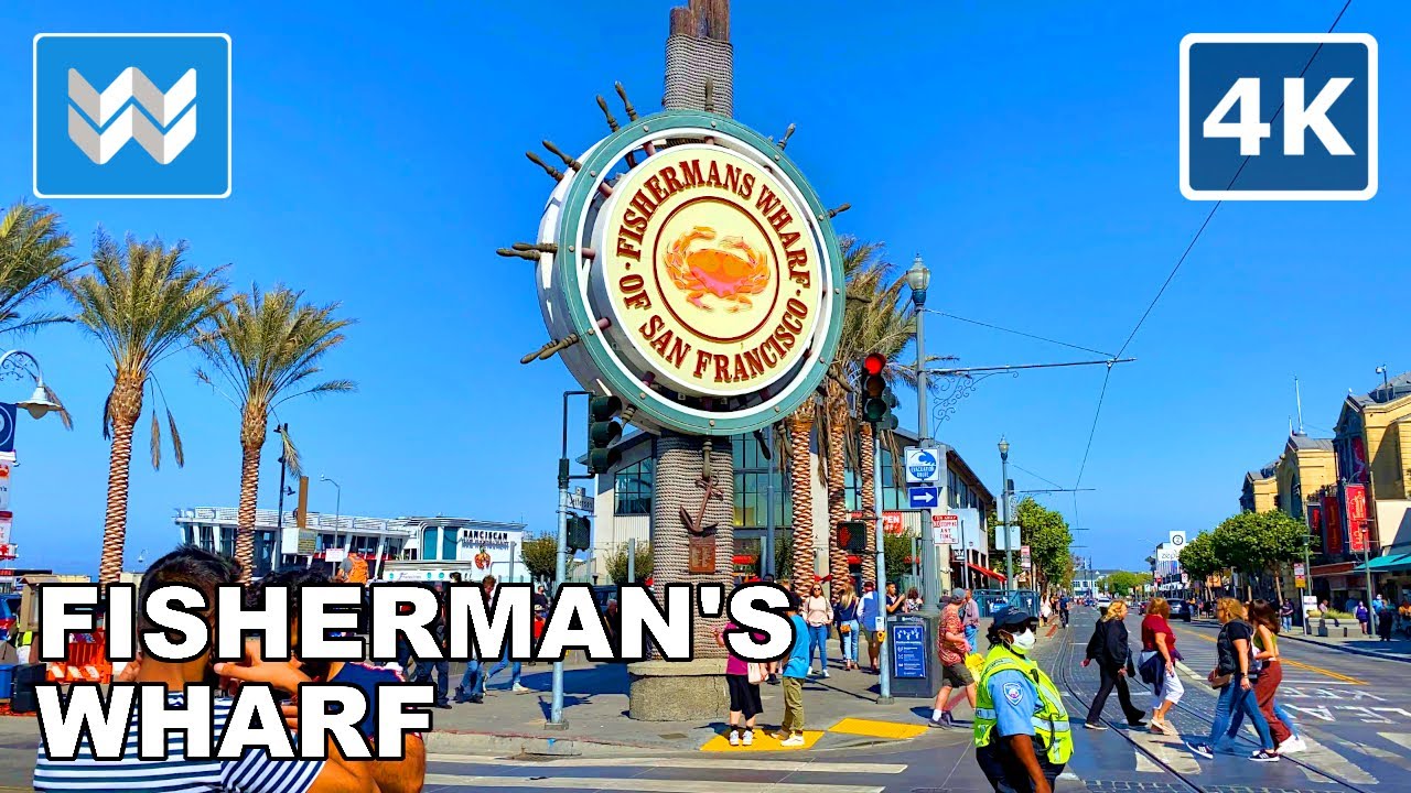 [4K] Fisherman's Wharf - Pier 39 in San Francisco, California USA Walking Tour & Travel Guide