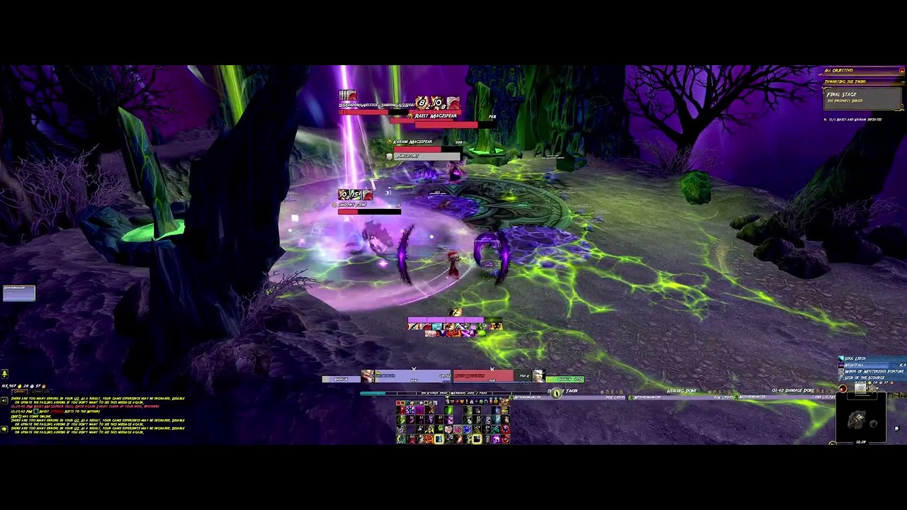 Affliction Warlock - Thwarting the Twins (Raest Magespear) - Legion Mage Tower (12.0.1)