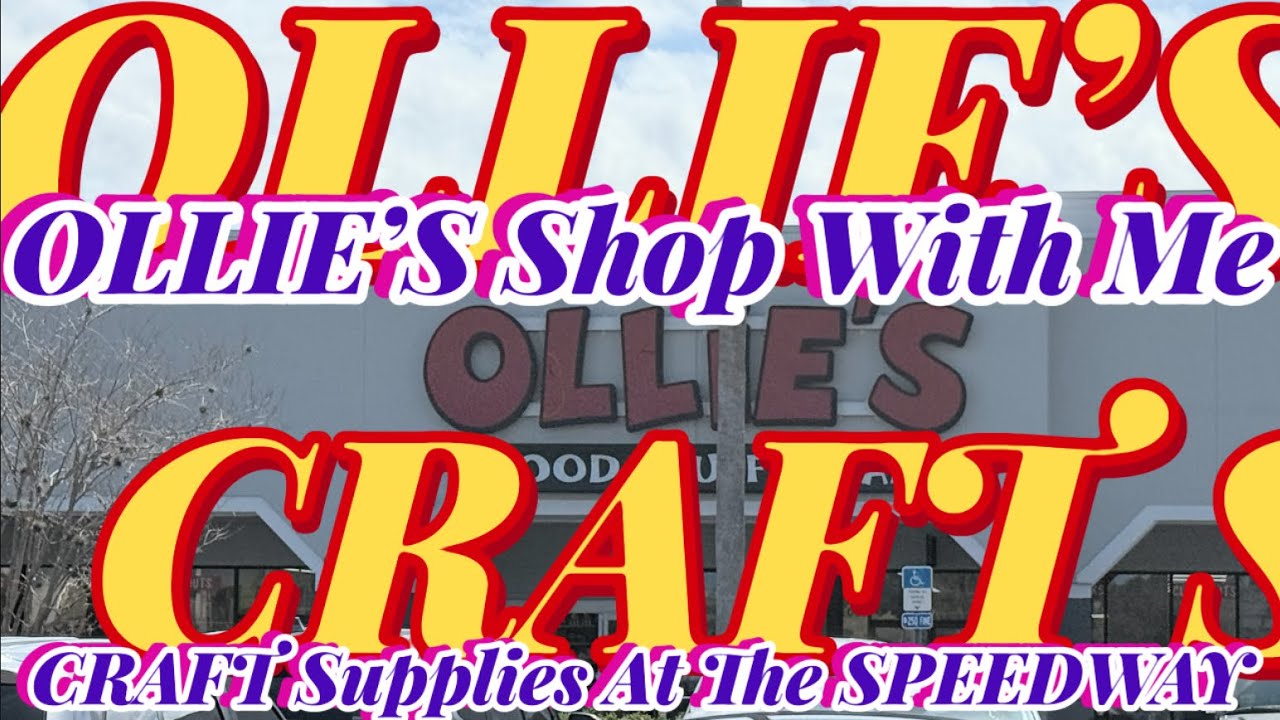 OMG LOOK! New Finds OLLIE&rsquo;S Craft Supply SHOP WITH ME Epic Journal Card Making Canvas Easter Holiday