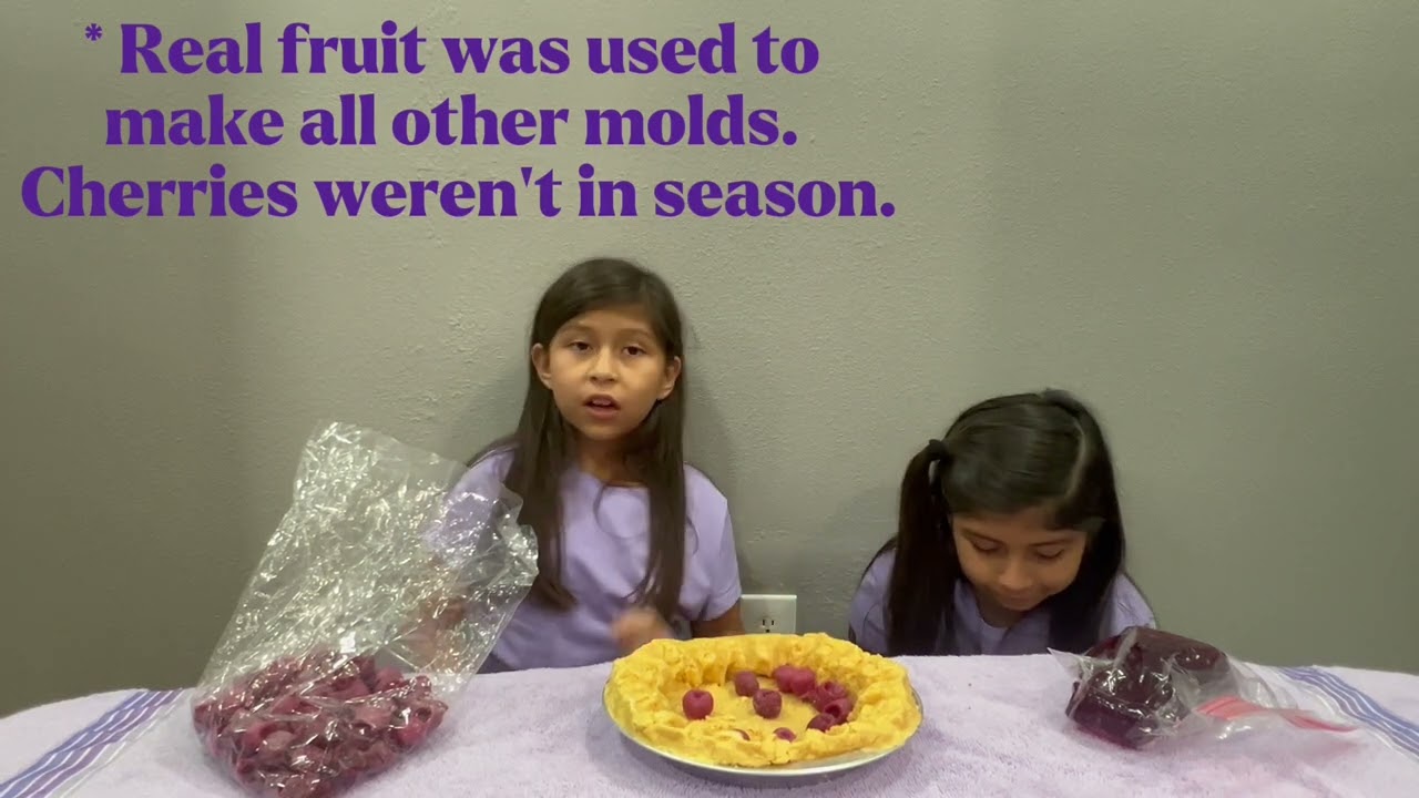 Unboxing Sisters make a cherry pie candle