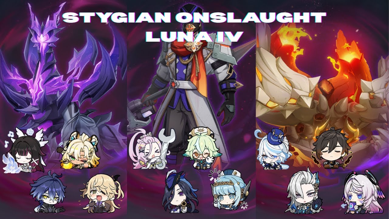 Stygian Onslaught Luna IV (6.3) - Difficulty V - Fearless Mode Clear | Genshin Impact