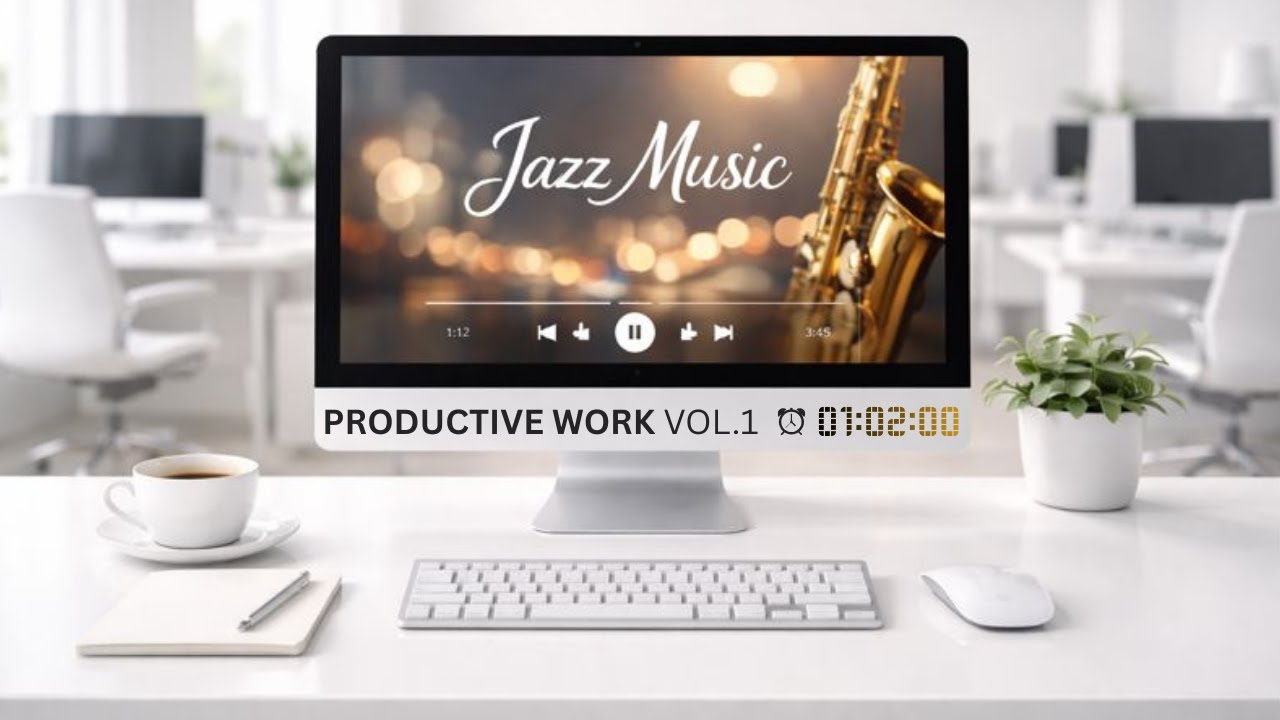 Smooth Jazz for Work, Coffee & Late Nights ☕ | Calm Background Jazz | Instrumental Jazz