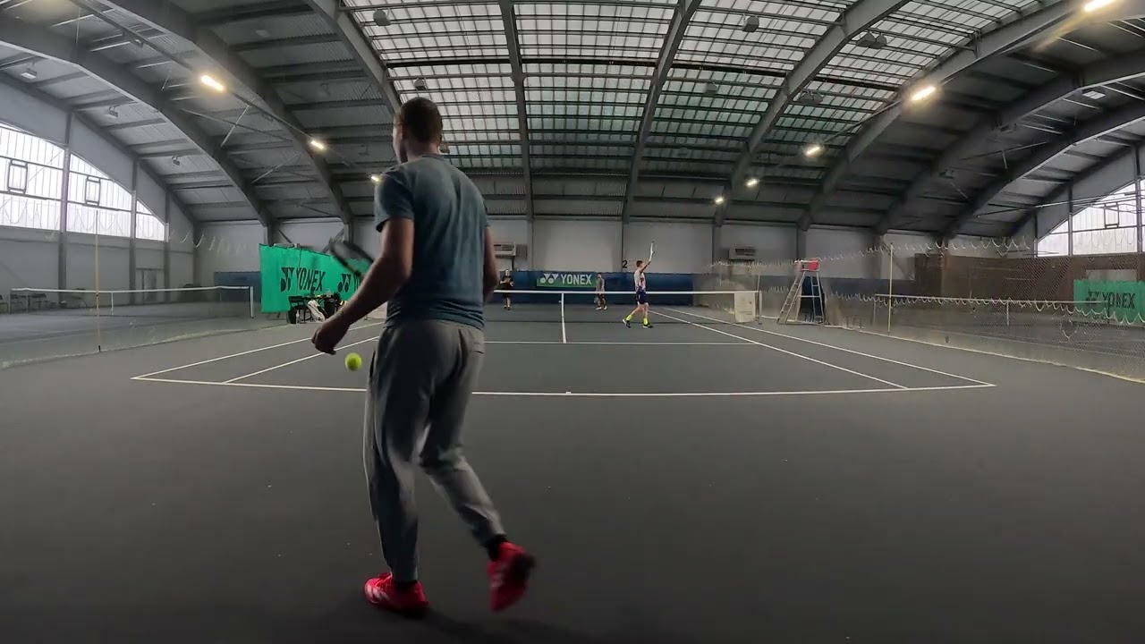 Tennis doubles: amateur training games (part 3)